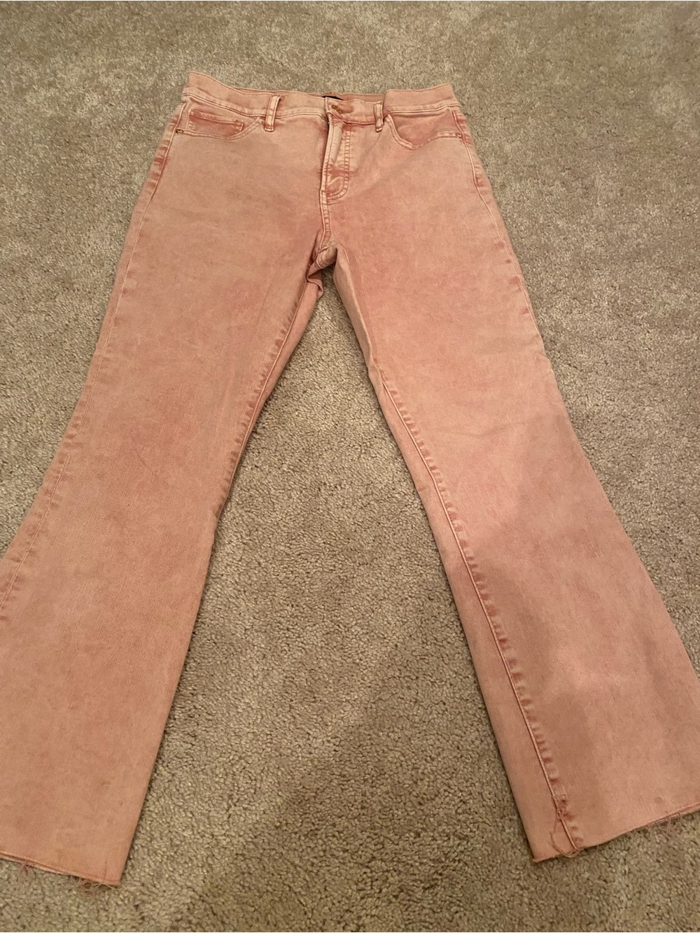 Express Cropped Flare Jeans